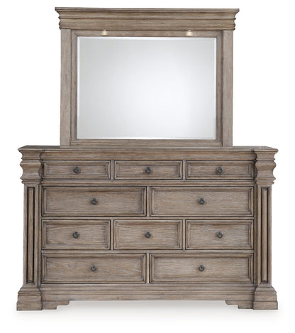 Blairhurst Queen Panel Bed, Dresser and Mirror