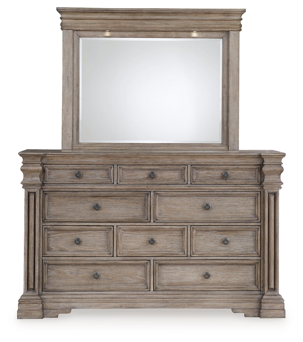 Blairhurst King Panel Bed, Dresser and Mirror