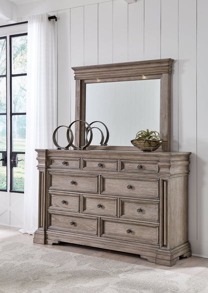 Blairhurst King Panel Bed, Dresser and Mirror