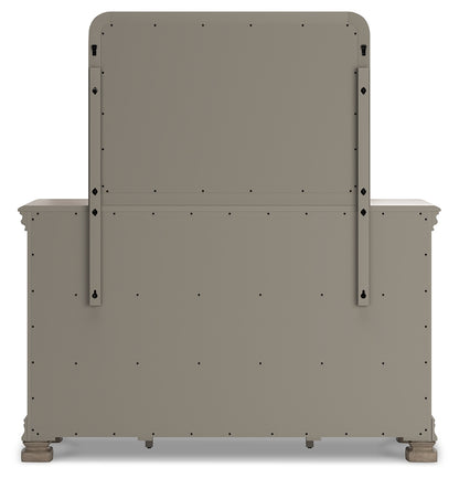 Lexorne Queen Sleigh Bed, Dresser and Mirror