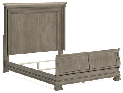 Lexorne Queen Sleigh Bed, Dresser and Mirror