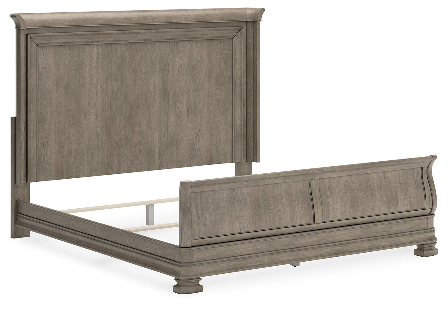 Lexorne California King Sleigh Bed, Dresser and Mirror