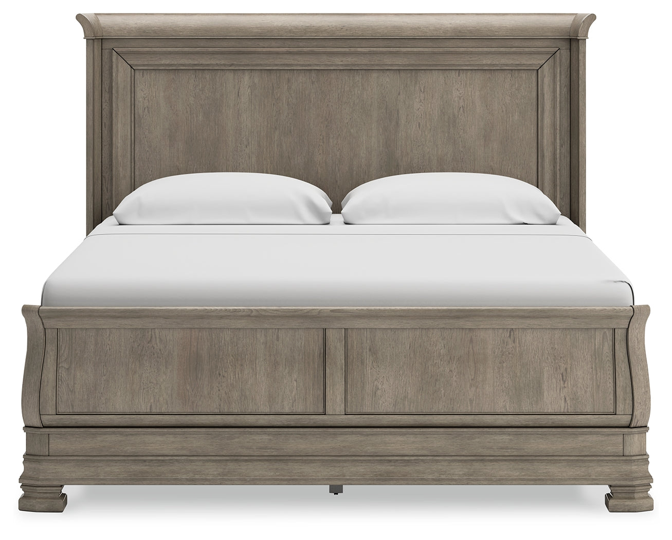 Lexorne California King Sleigh Bed, Dresser and Mirror