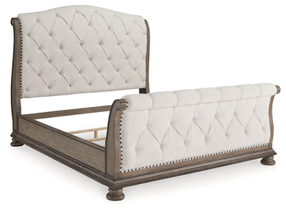Ardenfield King Sleigh Bed, Dresser, Mirror and Nightstand