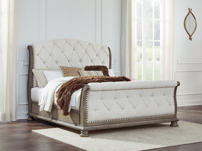 Ardenfield California King Upholstered Sleigh Bed