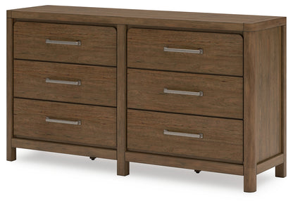 Cabalynn King Upholstered Bed, Dresser and 2 Nightstands