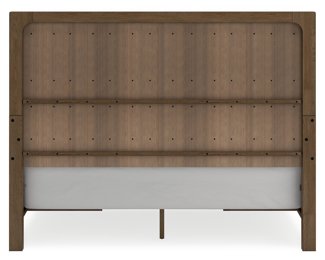 Cabalynn King Panel Bed with Storage, Dresser and Mirror