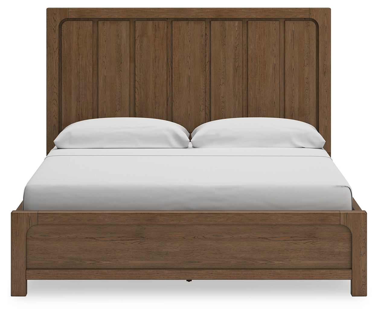 Cabalynn King Panel Bed with Storage, Dresser and Mirror