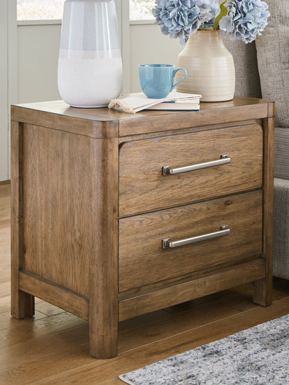 Cabalynn King Upholstered Bed, Dresser, Mirror and Nightstand
