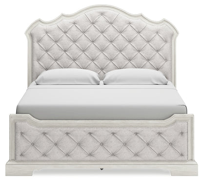 Arlendyne King Panel Bed, Dresser, Mirror, Chest and 2 Nightstands