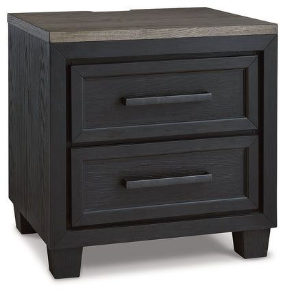 Foyland Queen Storage Bed, Dresser, Mirror and Nightstand