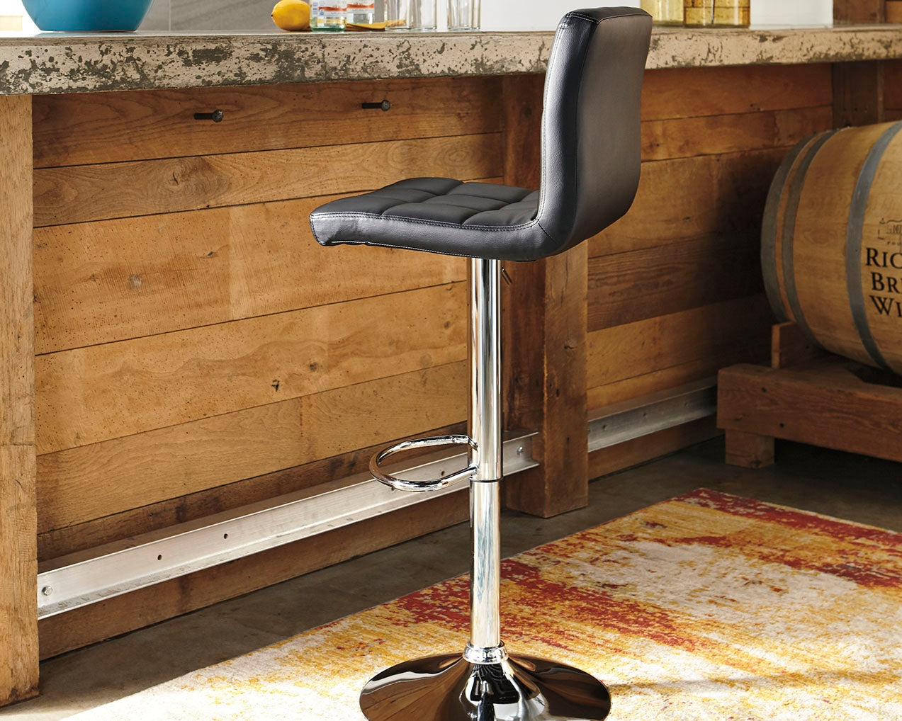 Bellatier Adjustable Height Bar Stool (Set of 2)