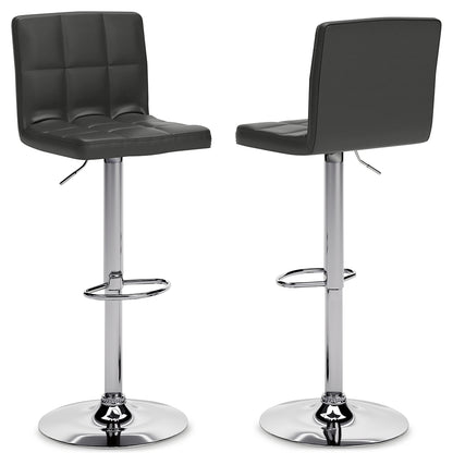 Bellatier Adjustable Height Bar Stool (Set of 2)