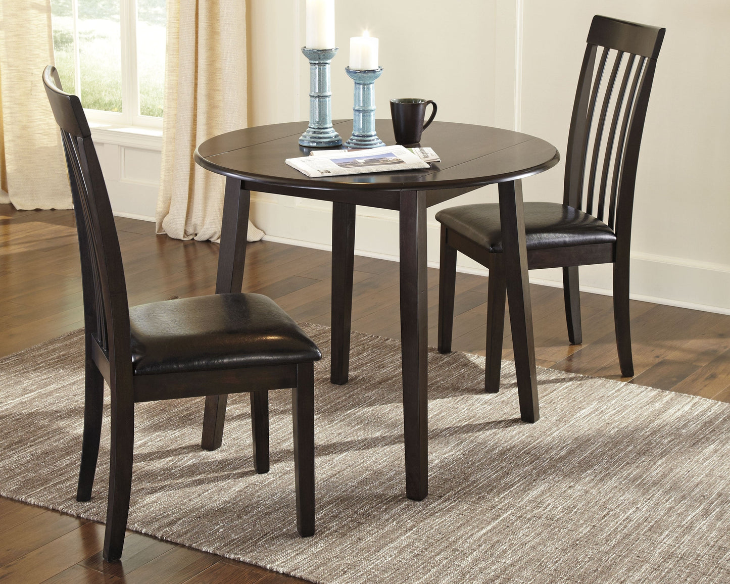 Hammis Dining Table with 2 Chairs