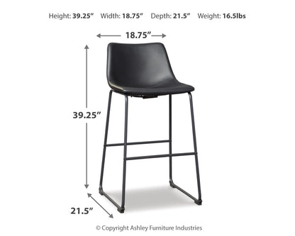Centiar Pub Height Bar Stool (Set of 2)