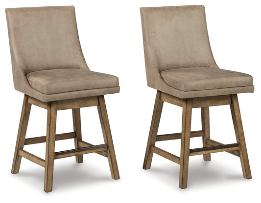 Tallenger Counter Height Bar Stool (Set of 2)