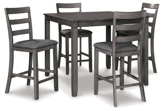 Bridson Counter Height Dining Table and Bar Stools (Set of 5)