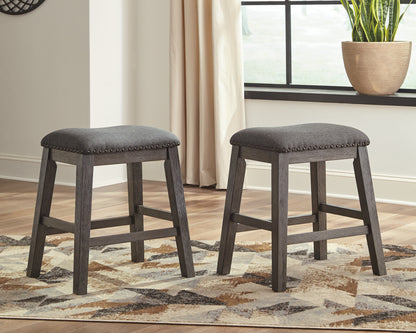 Caitbrook Counter Height Upholstered Bar Stool (Set of 2)