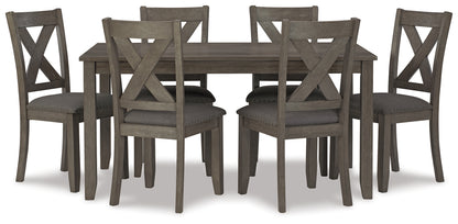 Caitbrook Dining Table and Chairs (Set of 7)
