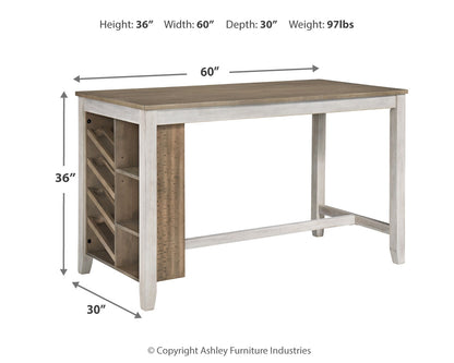 Skempton Counter Height Dining Table and 6 Barstools