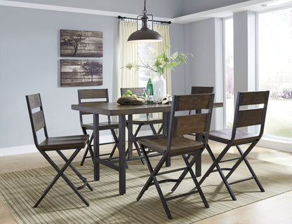 Kavara Counter Height Dining Table with 4 Barstools