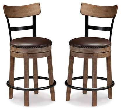 Pinnadel Counter Height Bar Stool (Set of 2)
