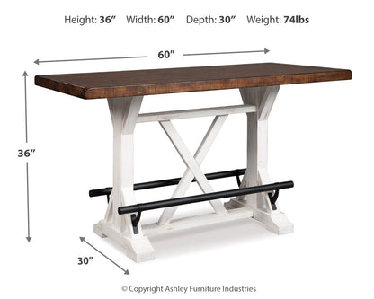 Valebeck Counter Height Dining Table