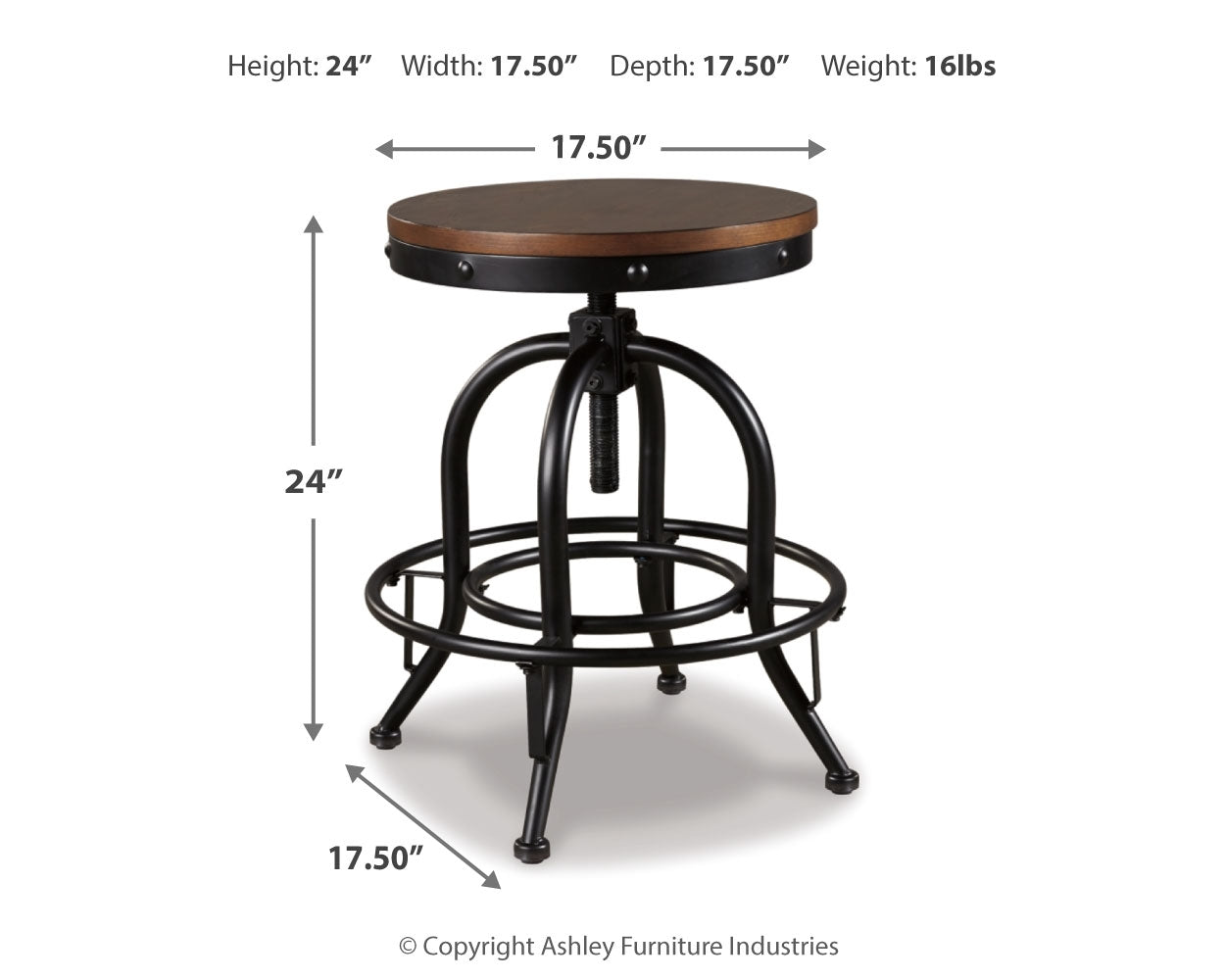 Valebeck Counter Height Bar Stool