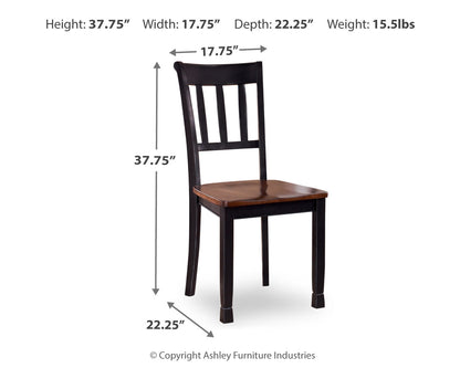 Owingsville Dining Table and 4 Chairs