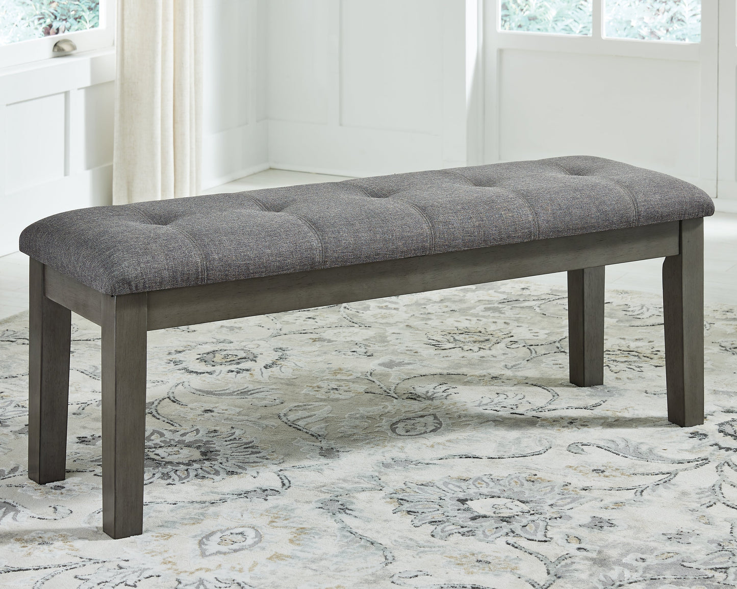 Hallanden Dining Table, 4 Chairs, and Bench