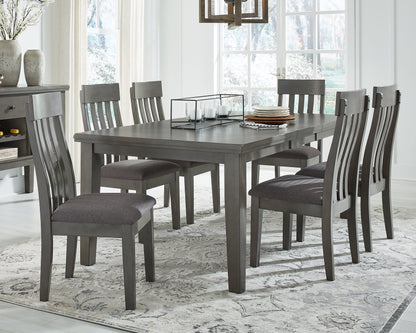 Hallanden Dining Table, 6 Chairs and Server