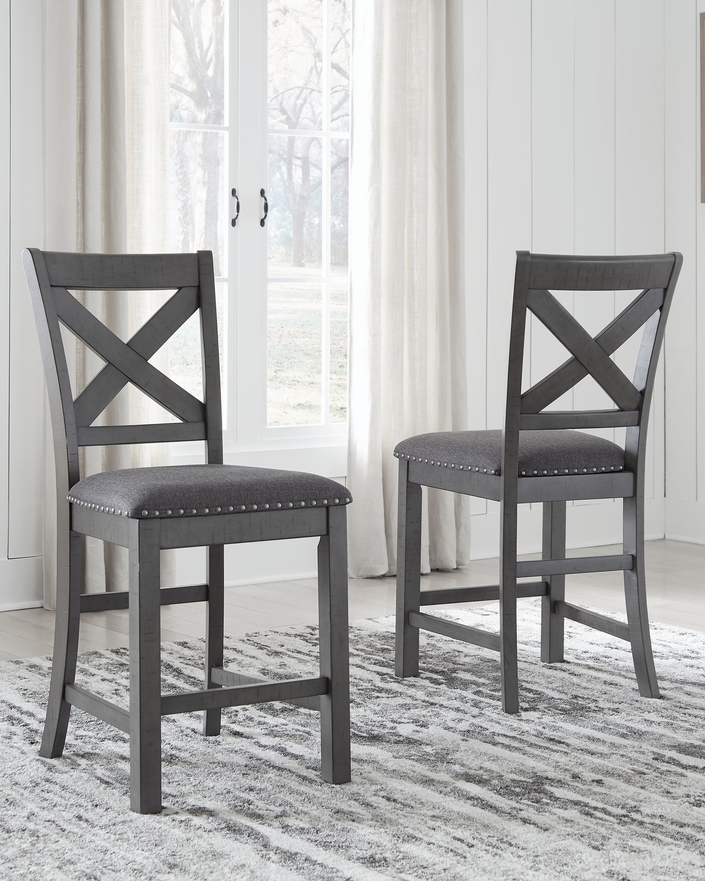 Myshanna Counter Height Bar Stool (Set of 2)