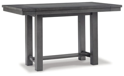 Myshanna Counter Height Dining Table and 8 Barstools