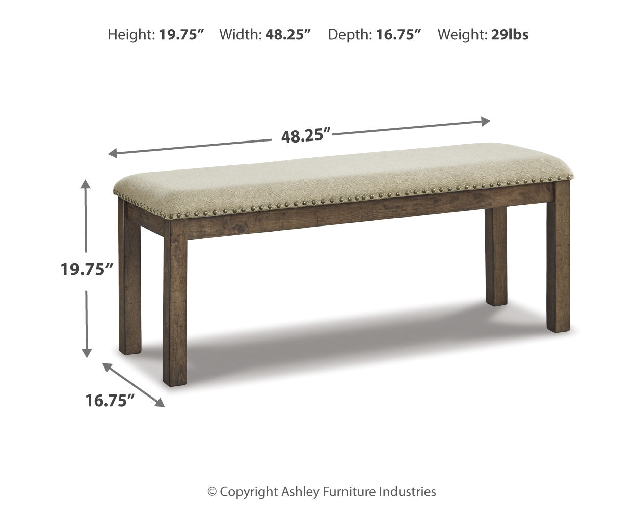 Moriville Dining Bench