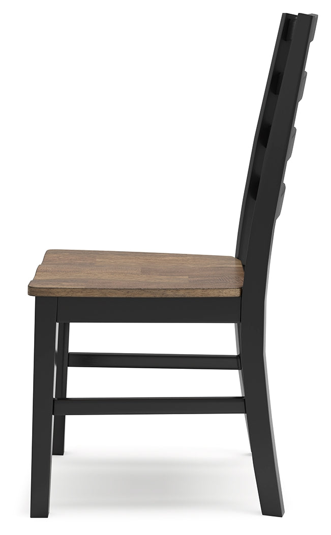 Wildenauer Dining Table, 2 Chairs and 2 Benches