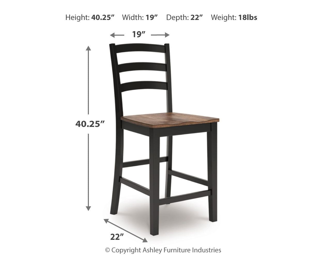 Wildenauer Counter Height Dining Table and 6 Barstools