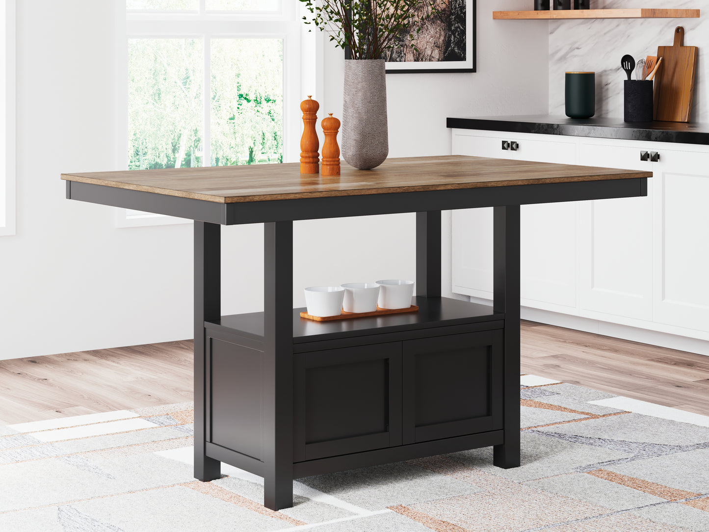 Wildenauer Counter Height Dining Table and 6 Barstools