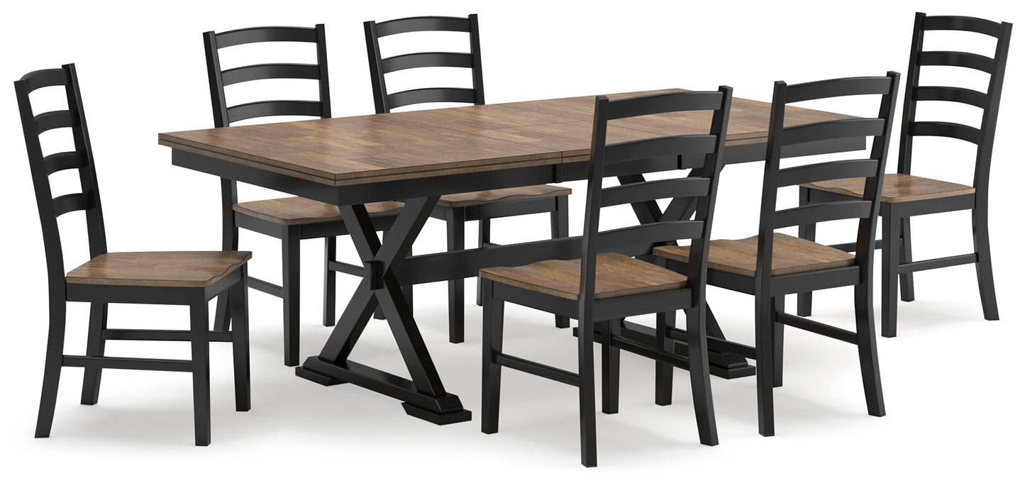 Wildenauer Extension Dining Table and 6 Chairs