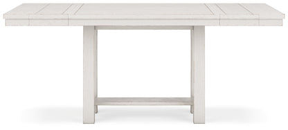 Robbinsdale Counter Height Dining Table, 4 Barstools and Bench