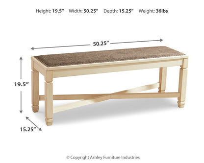 Bolanburg Dining Table with 2 Chairs and 2 Benches