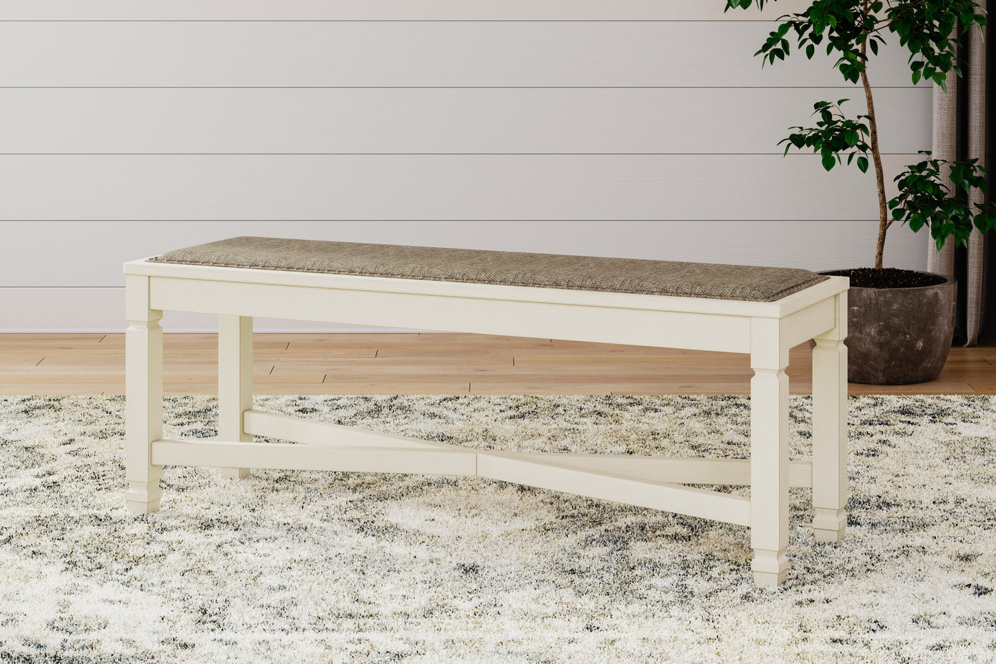 Bolanburg Dining Table with 8 Chairs and Bench with Server and 2 Stools