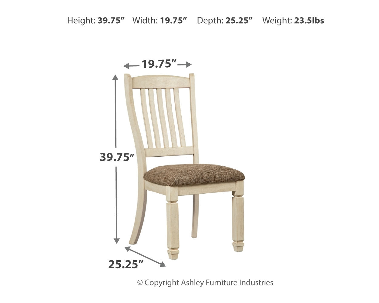 Bolanburg Dining Table with 4 Chairs