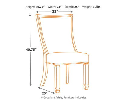 Bolanburg Dining Table and 6 Chairs