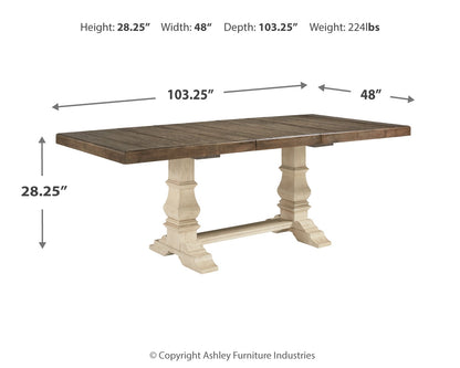 Bolanburg Dining Table and 10 Chairs