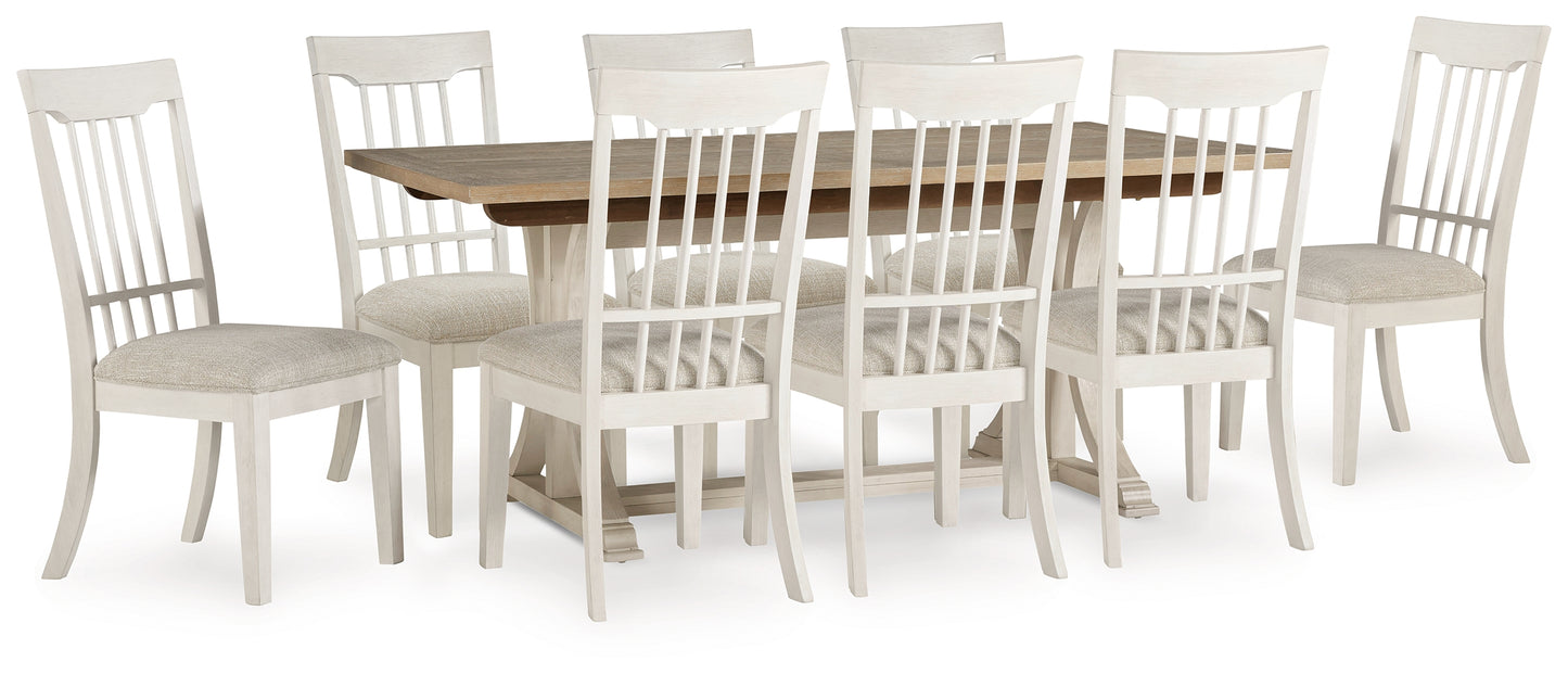 Shaybrock Dining Table and 8 Chairs