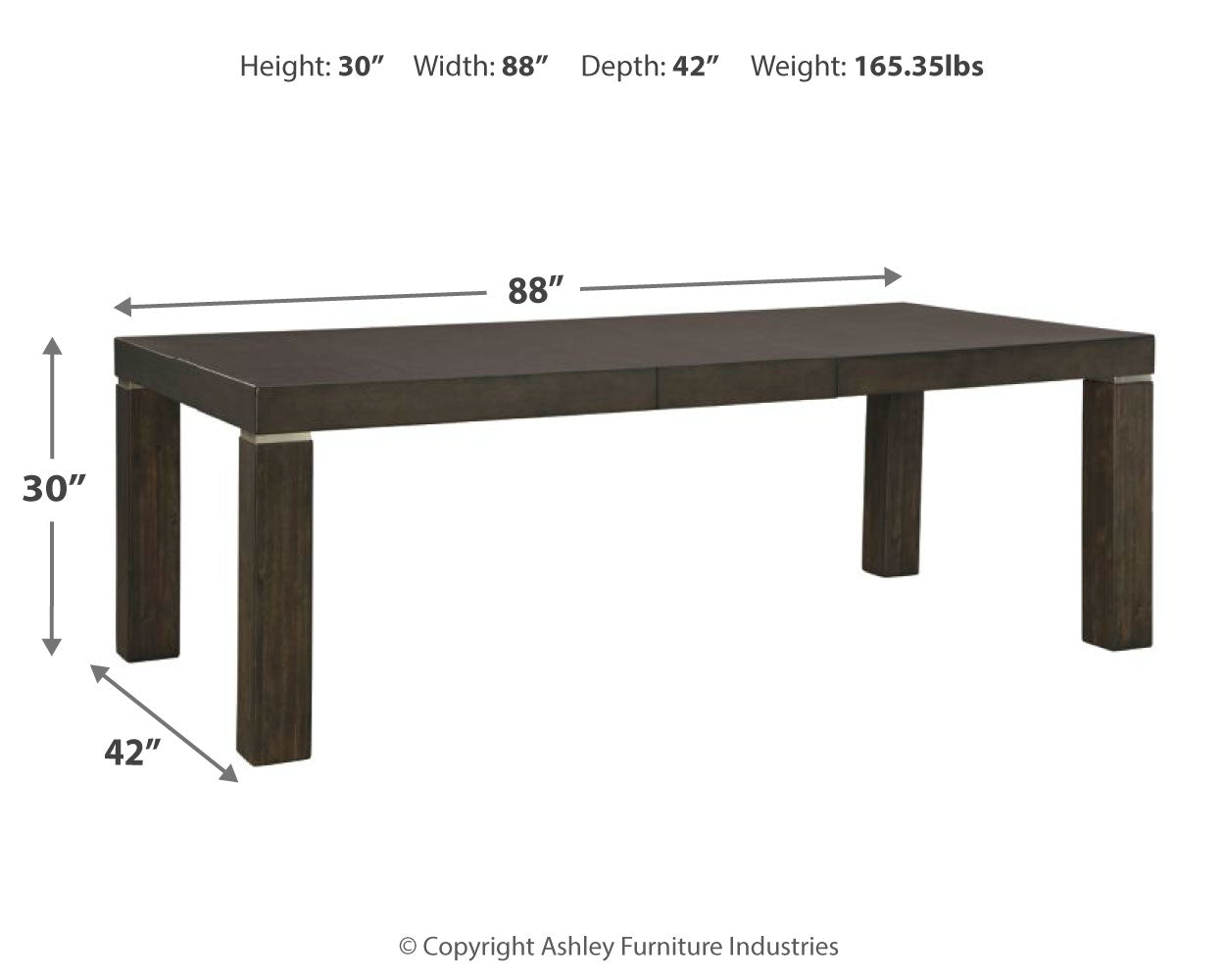 Hyndell Dining Table and 6 Chairs