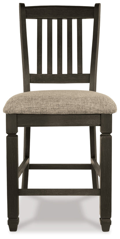 Tyler Creek Counter Height Dining Table and 4 Barstools with Server