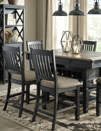 Tyler Creek Counter Height Dining Table with 4 Barstools