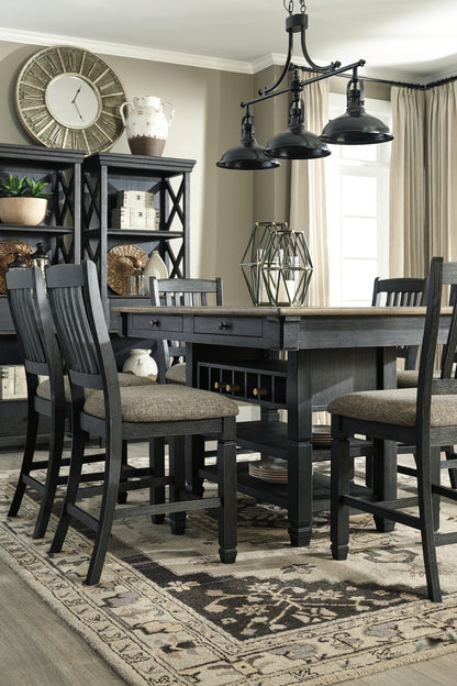 Tyler Creek Counter Height Dining Table with 4 Barstools