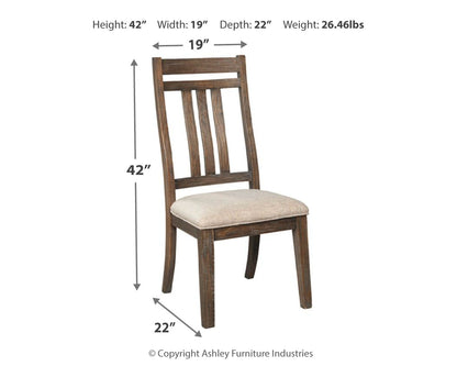 Wyndahl Dining Table with 4 Chairs and Bench